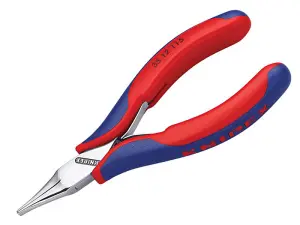 Knipex Flat Jaw Electronics Pliers Multi-Component Grip 115mm