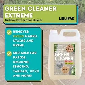 Liquipak Patio Cleaner, Green Cleaner Mould & Algae Remover Ready to Use 2x5L