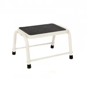 Oypla Single Caravan Step Stool Steel Non Slip Rubber Tread Safety