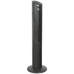 42 Inch Oscillating Tower Fan with Remote - 3 Speed Settings & Auto Shut Off Timer