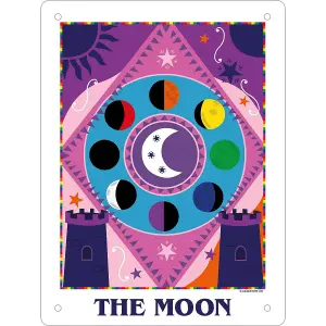 Deadly Tarot Pride The Moon Tin Mini Plaque Multicoloured (One Size)