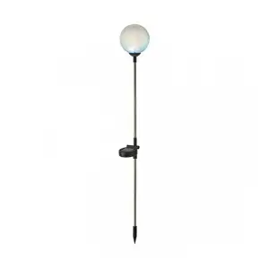 Haven Plastic Solar Garden 3D Globe Light Solar Panel Collects Sunlight to Charge Attractive look