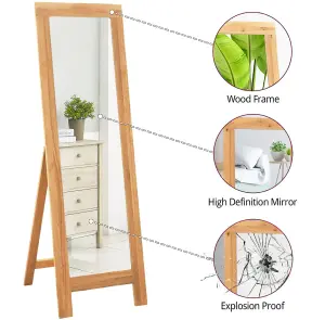 Hallowood Furniture Waverly Oak Cheval Mirror