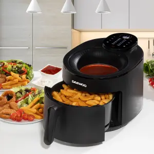 Daewoo Cyclonic Air Fryer 5L 1500W With Glass Viewing Window SDA2675GE