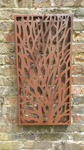 Tree Decorative Screen Wall Art Plaque 780mm Tall