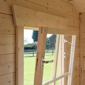 11 x 7 Ft. Shiplap Log Cabin