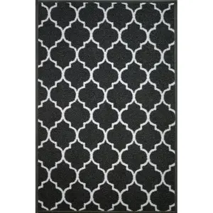 Dawson Door Mat Black / 50cm W x 80cm L