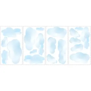 RoomMates Blue Clouds Peel & Stick Wall Decals