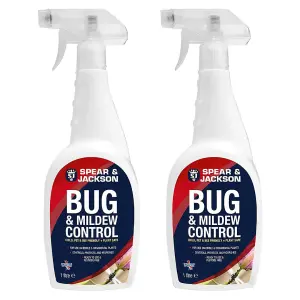 Spear & Jackson Bug & Mildew Control 2 x 1L