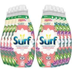 Surf Watermelon Breeze LastingFragrance Liquid Detergent 648ml, 192 Washes, 8Pk