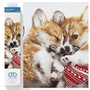 LOVE CUDDLES - Diamond Painting Kit: Love Cuddles - Diamond Dotz