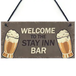 Red Ocean Funny Bar Signs Novelty Man Cave Plaques Quarantine Gifts Funny Gift Ideas