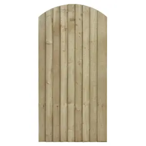 Rowlinson Featheredge Arch Top Wooden Gate