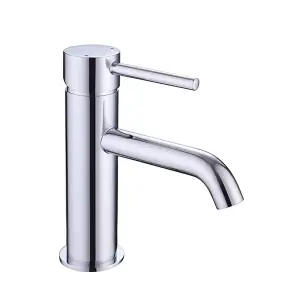 Aquarius RF-Series Mini Mono Basin Mixer Tap inc Waste Chrome