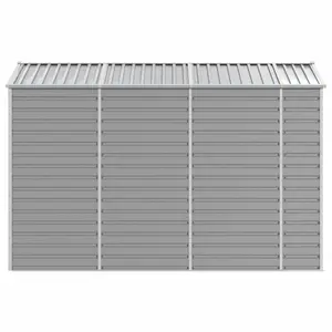 Brumit Garden Shed 191x300x198 cm Galvanised Steel Light Grey