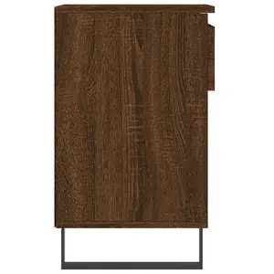 Berkfield Shoe Cabinet Brown Oak 102x36x60 cm Engineered Wood