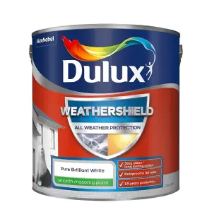 Dulux All Weather Protection Smooth Masonry - Brilliant White - 2.5L