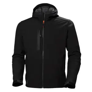 Helly Hansen Workwear Kensington Hood Softshell Jacket (Black)  (Medium)