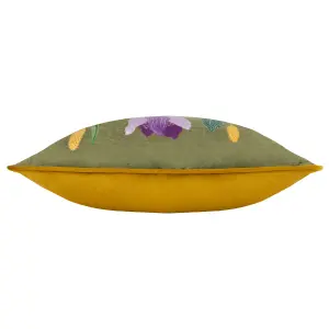 Wylder House Of Bloom Celandine Piped Feather Rich Cushion