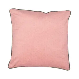 Tropical Leopard Coral Velvet Filled Cushion