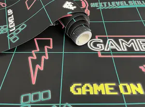 Gamer Black/Neon Pink Children's Wallpaper