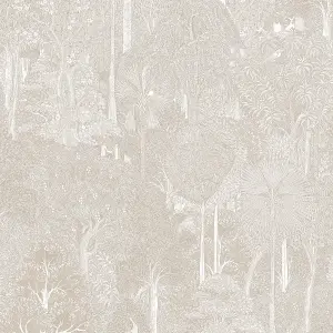 Galerie Heritage Beige Woodland Wallpaper Roll