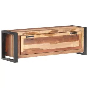 Berkfield Shoe Cabinet 120x35x40 cm Solid Wood