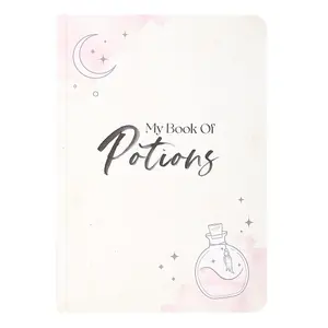 Something Different My Book Of Potions A5 Notebook White/Pink/Black (One Size)