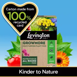 Levington Growmore All Purpose Plant Food Granules For Fruit Veg & Flowers 1.5kg