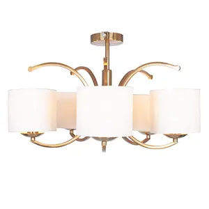 5 Arm Ceiling Chandelier Lights