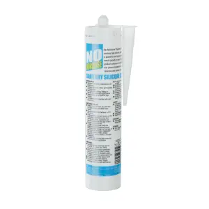 No Nonsense Clear Silicone-based Sanitary sealant, 310ml