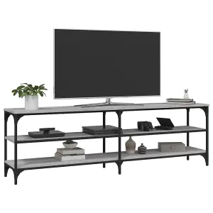 Berkfield TV Cabinet Grey Sonoma 160x30x50 cm Engineered Wood