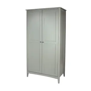 2 door wardrobe, Como Light Grey