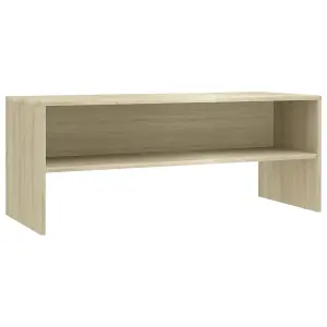 Berkfield TV Cabinet Sonoma Oak 100x40x40 cm Engineered Wood