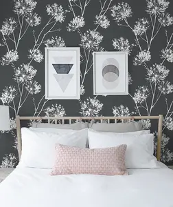 One O'Clocks Floral Peel and Stick Wallpaper