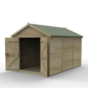 Timberdale 12x8  Apex Shed No Window - Double Door