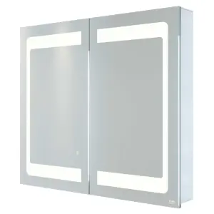 RAK Aphrodite 800x700mm Silvery White Square with Touch Sensor Illuminated Mirror IP44