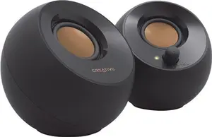 Creative 2.0 PC Speaker Set - Pebble Black