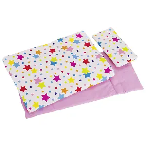 Goki Star Bedding Set for Dollhouse Furniture