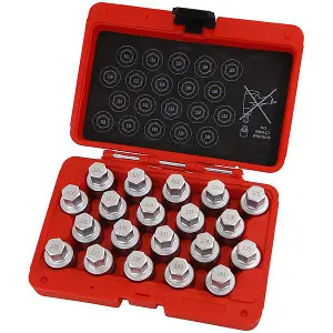 Vauxhall Opel GM Locking Wheel Nut Socket Set 20pc (CT4766)