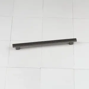 Anthracite Dark Grey Handle Pull 192mm Furniture Drawer Cupboard Upcycle Wardrobe DIY