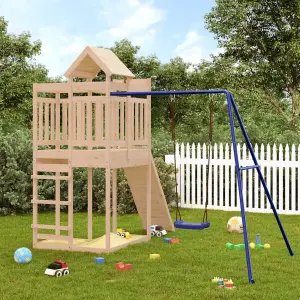 Berkfield Outdoor Playset Solid Wood Pine