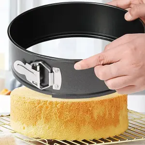 5Pc Round Cake Tins Baking Set Non-Stick Set of 5 Tier Wedding