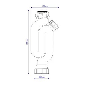 McAlpine Pedestal Trap (Dia)32mm