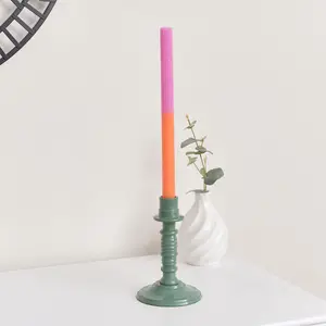 Melody Maison Teal Candlestick Holder - 16cm