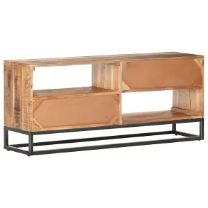 Berkfield TV cabinet 120x30x50 cm Rough Acacia Wood