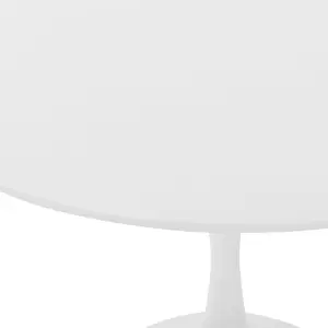 Althrop Pedestal Dining Table White / White