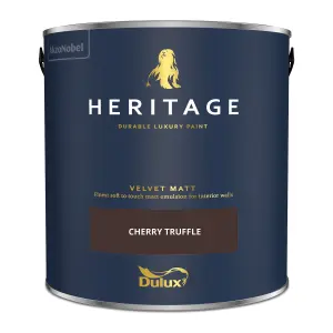 Dulux Trade Heritage Cherry Truffle Velvet matt Wall paint, 2.5L