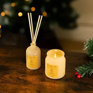 Scented Candle and Diffuser Set - Blood Orange