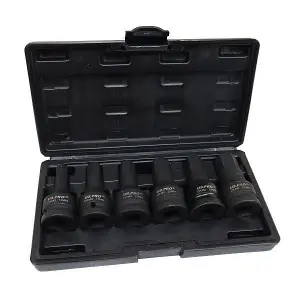 US PRO Tools 6pc 3/4" dr Impact Hex Allen Bit Socket Set Sockets 14 - 27mm 3770